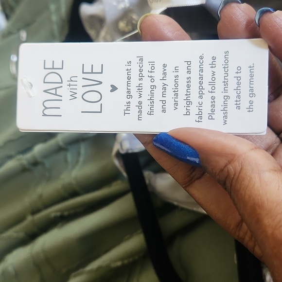 No Comment gray and silver sleeveless dress. Adjustable straps. Size 1X - Picture 8 of 8